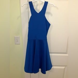 RED Saks Fifth Avenue Royal Blue Skater Dress
